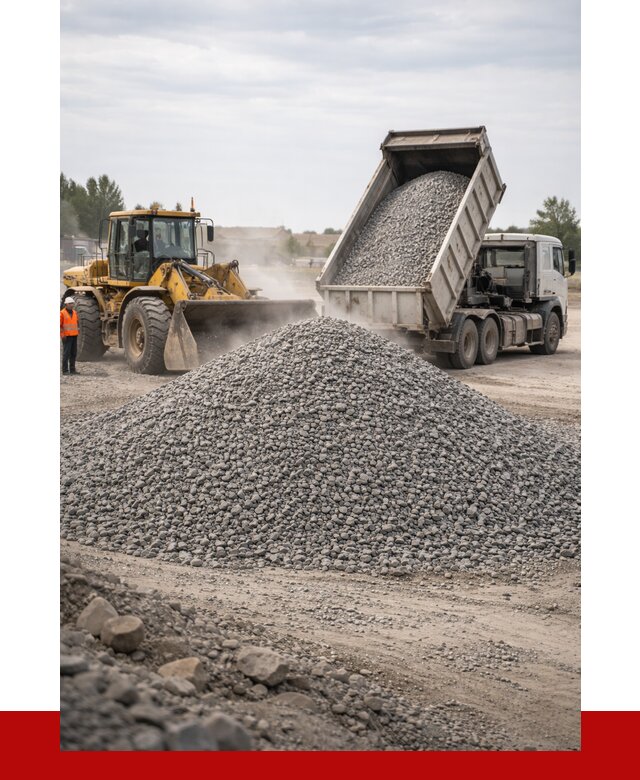 Купить щебень с доставкой в Карабулаке от 2582 руб. | ПРОНЕРУДКрб