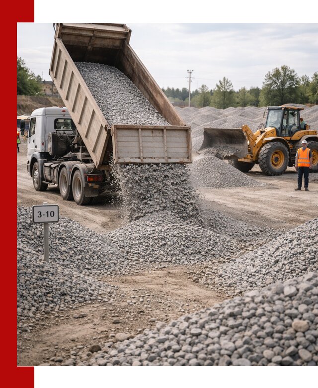 Гранитный щебень фракции 3–10: доставка и продажа в Карабулаке