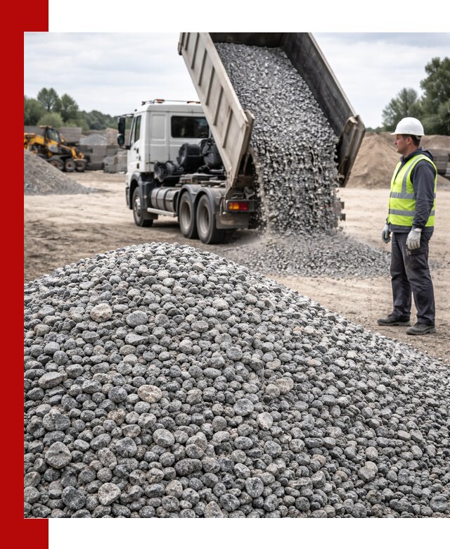 Доставка и продажа гранитного щебня фракции 5-20 в Карабулаке