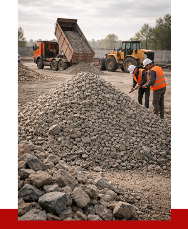 Гранитный щебень фракция 40-70 в Карабулаке от 2582 руб ПРОНЕРУДКрб