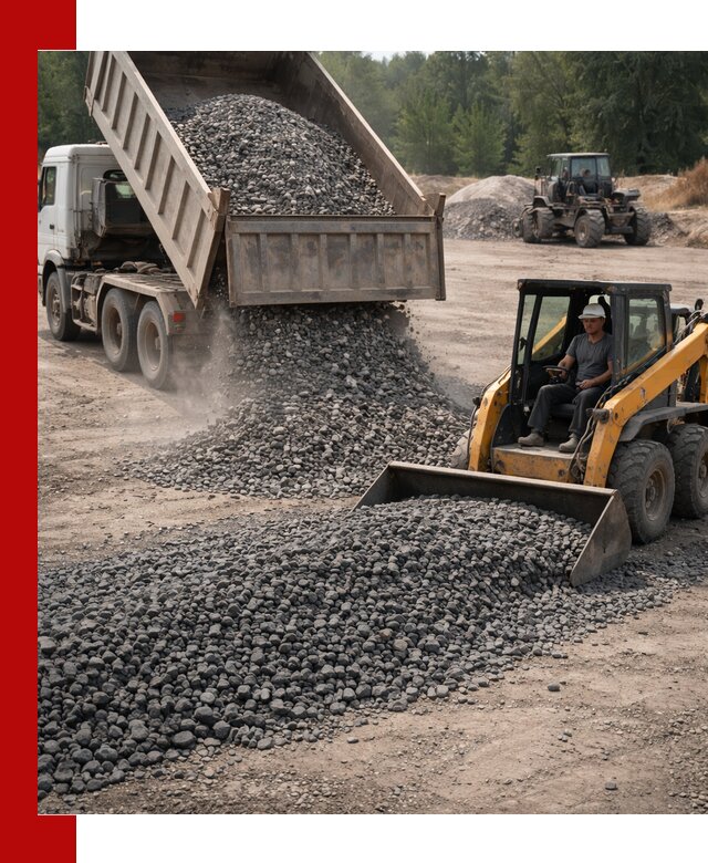 Гранитный щебень фракция 40-70 с доставкой в Карабулаке