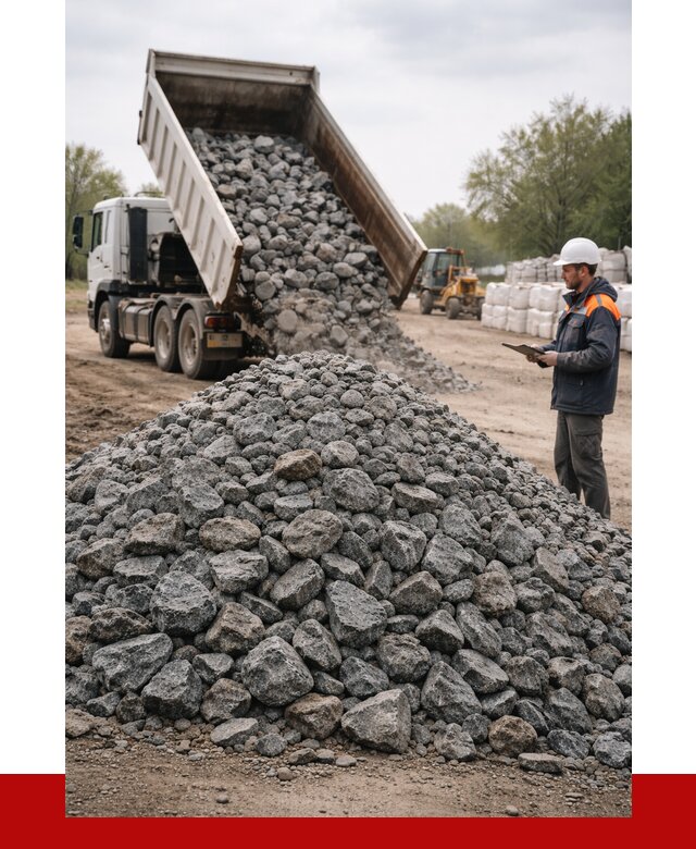 Гранитный щебень фракция 100-200 в Карабулаке от 4338 р. ПРОНЕРУДКрб