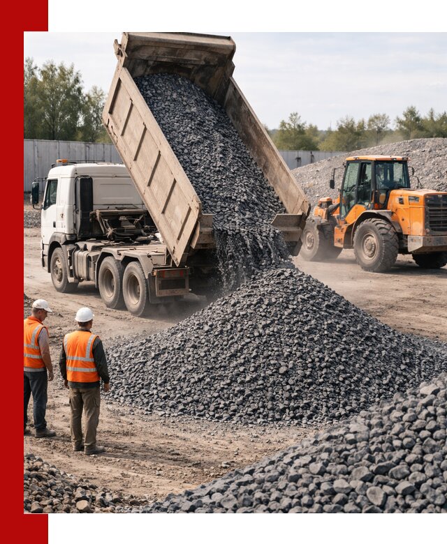 Доставка и продажа щебня габбро-диабаза в Карабулаке