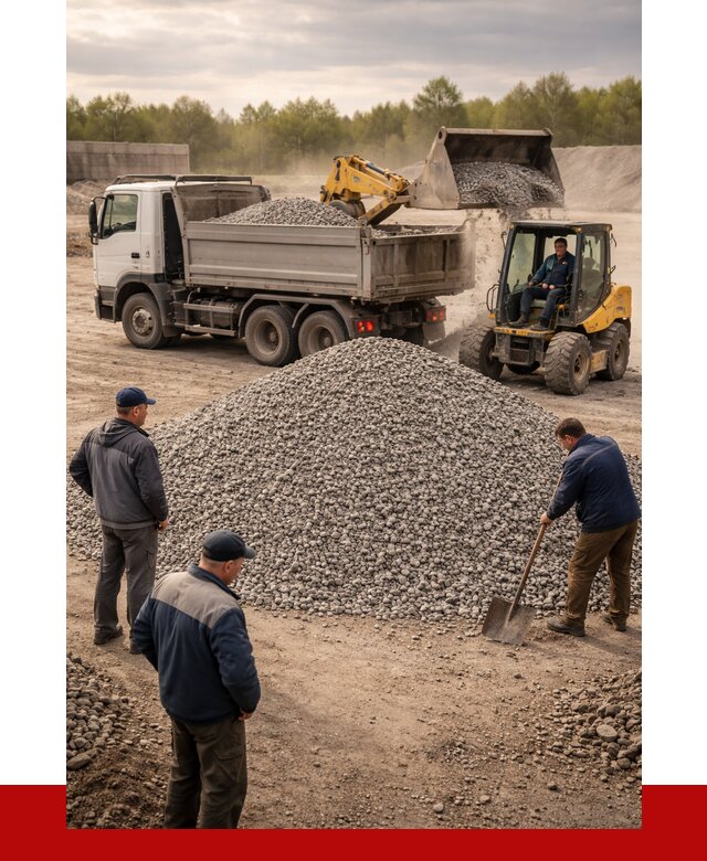 Гравийный щебень фракция 5-20 в Карабулаке от 2479 р. ПРОНЕРУДКрб