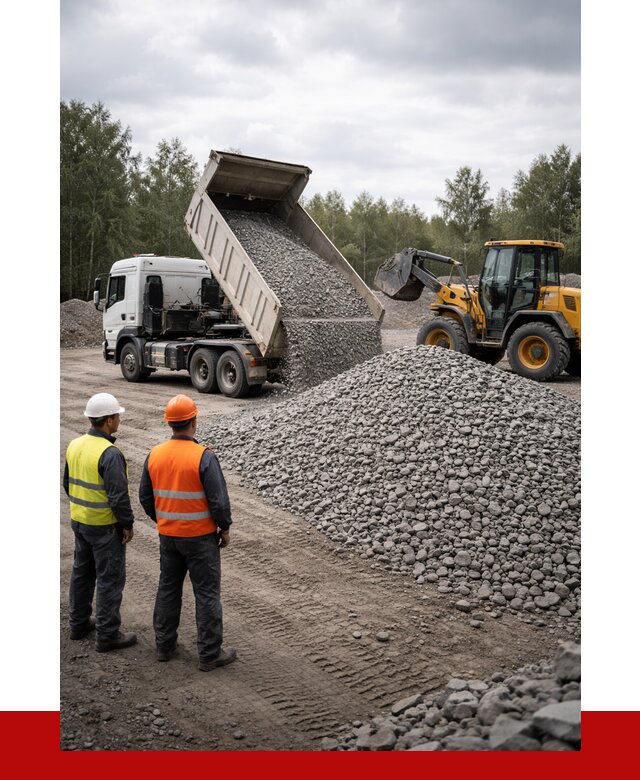 Гравийный щебень фракция 40-70 в Карабулаке от 9813р | ПРОНЕРУДКрб