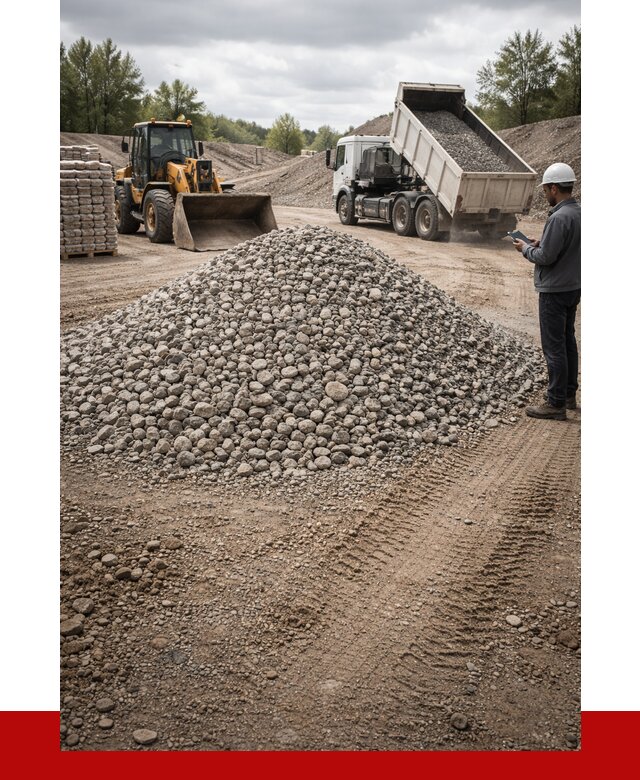 Купить бетонный щебень в Карабулаке, от 3305 р. ПРОНЕРУДКрб