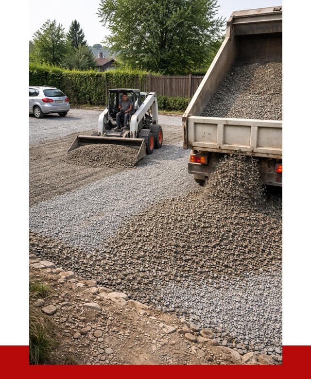 Щебень для парковки в Карабулаке с доставкой от 1239 р.| ПРОНЕРУДКрб