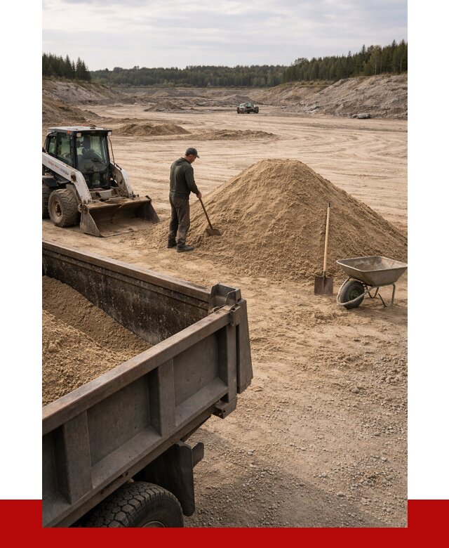 Карьерный песок среднезернистый в Карабулаке, от 2272 р. ПРОНЕРУДКрб