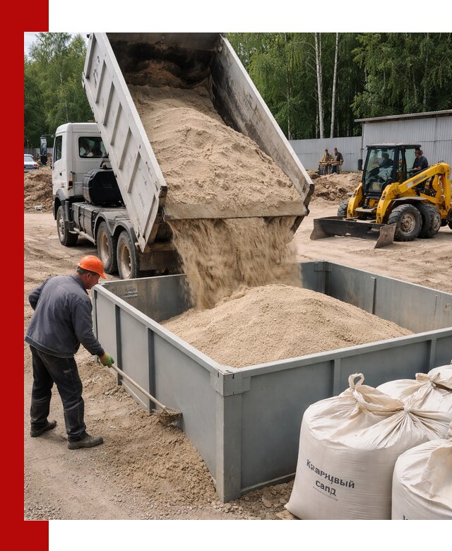 Кварцевый песок для фильтра в Карабулаке — доставка и качество