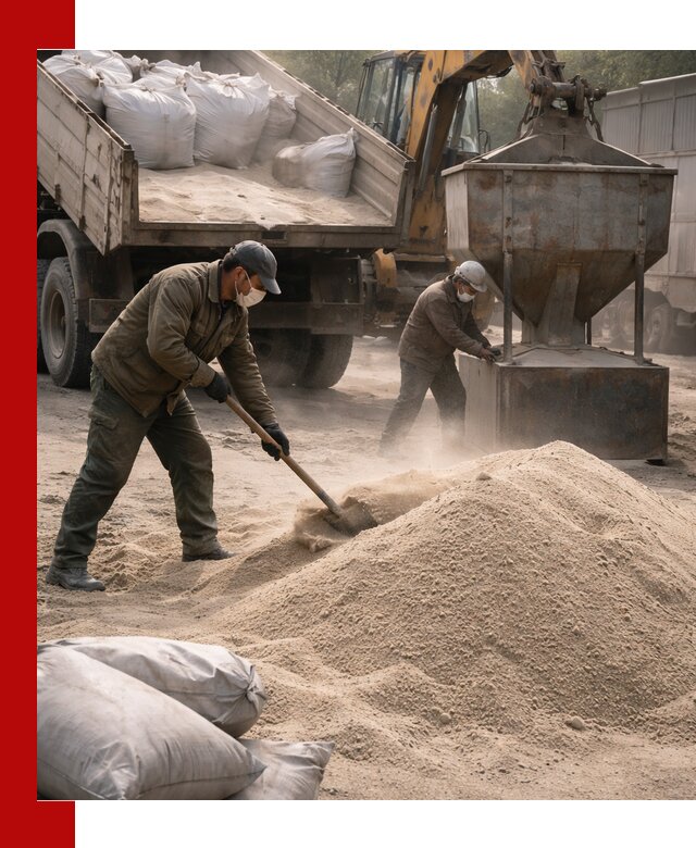 Кварцевый песок для пескоструя в Карабулаке — доставка и качество