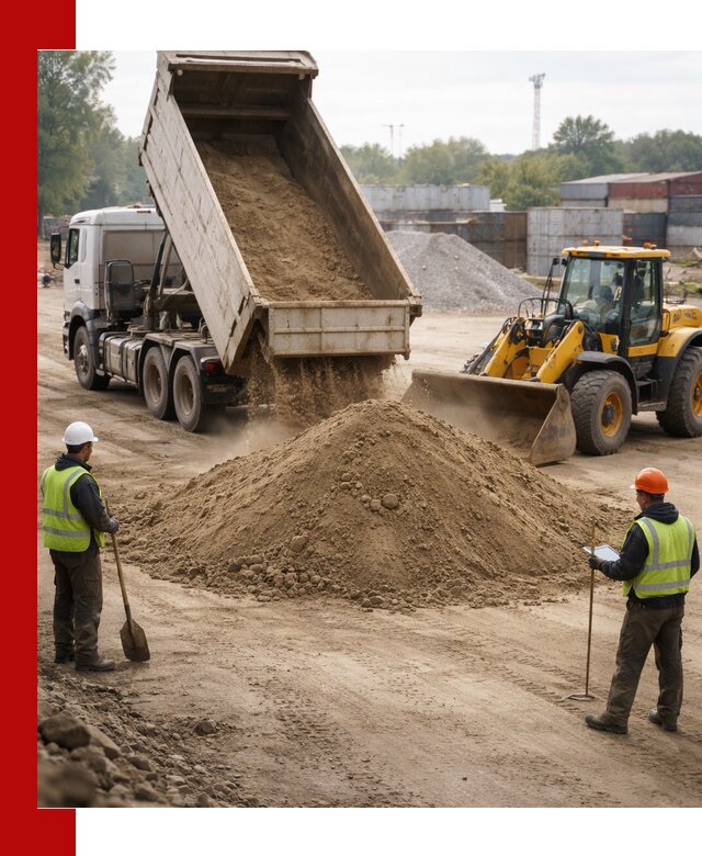 Доставка и продажа пескогрунта оптом и в розницу в Карабулаке