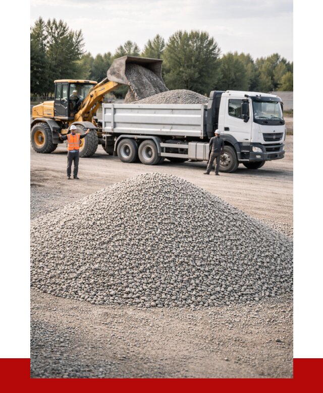 Купить мытый гравий в Карабулаке от 3615 р, доставка ПРОНЕРУДКрб