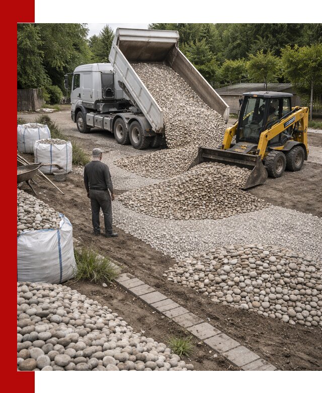 Доставка морской гальки оптом и в розницу в Карабулаке