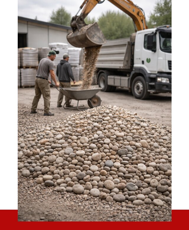 Галька декоративная в Карабулаке от 3305 р. за куб | ПРОНЕРУДКрб