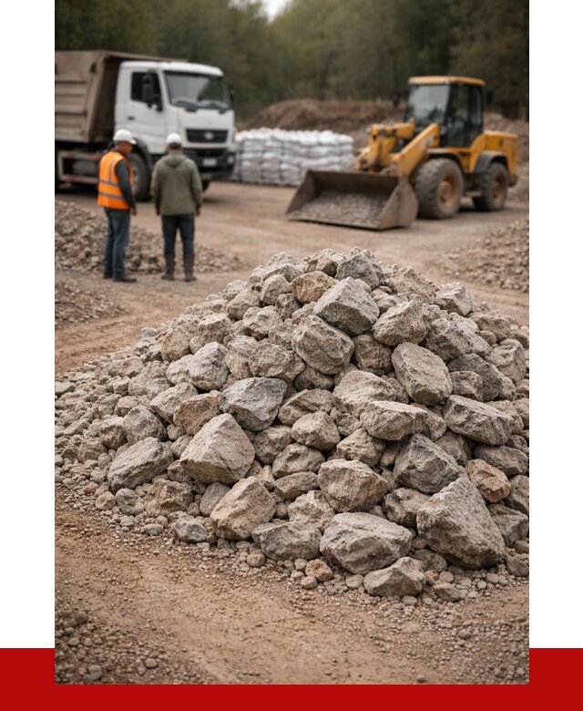 Купить бутовый камень с доставкой в Карабулаке от 2376 р. | ПРОНЕРУДКрб