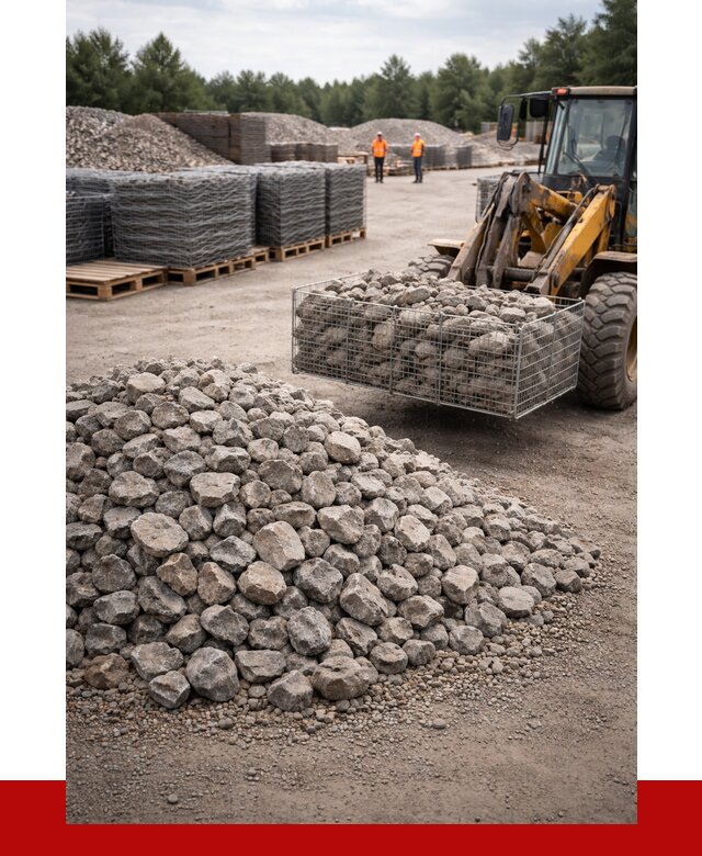 Камень для габионов фракция 70-150 в Карабулаке от 4338 р. | ПРОНЕРУДКрб