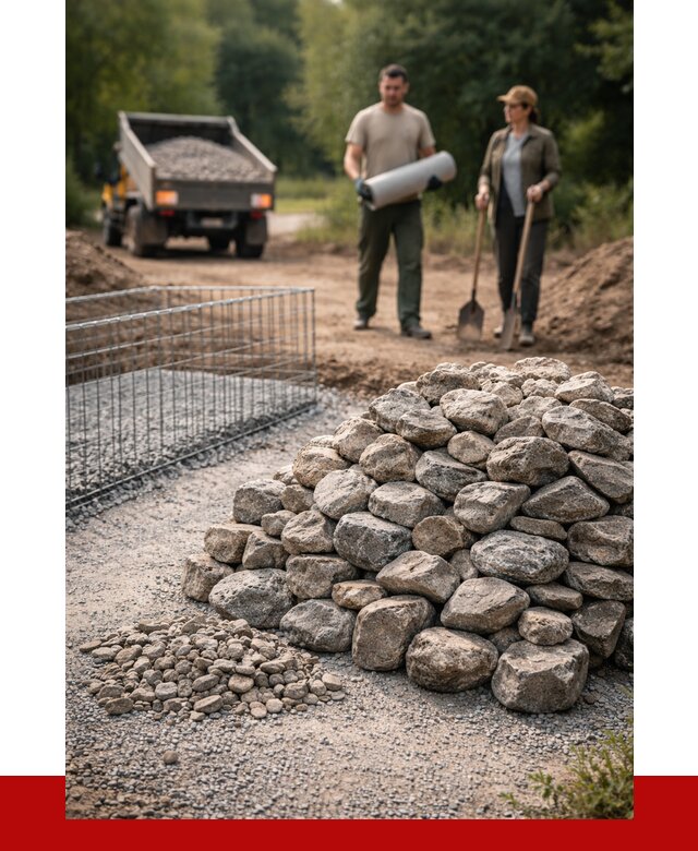 Камень для габионов фракция 100-200 в Карабулаке от 4958 р. | ПРОНЕРУДКрб