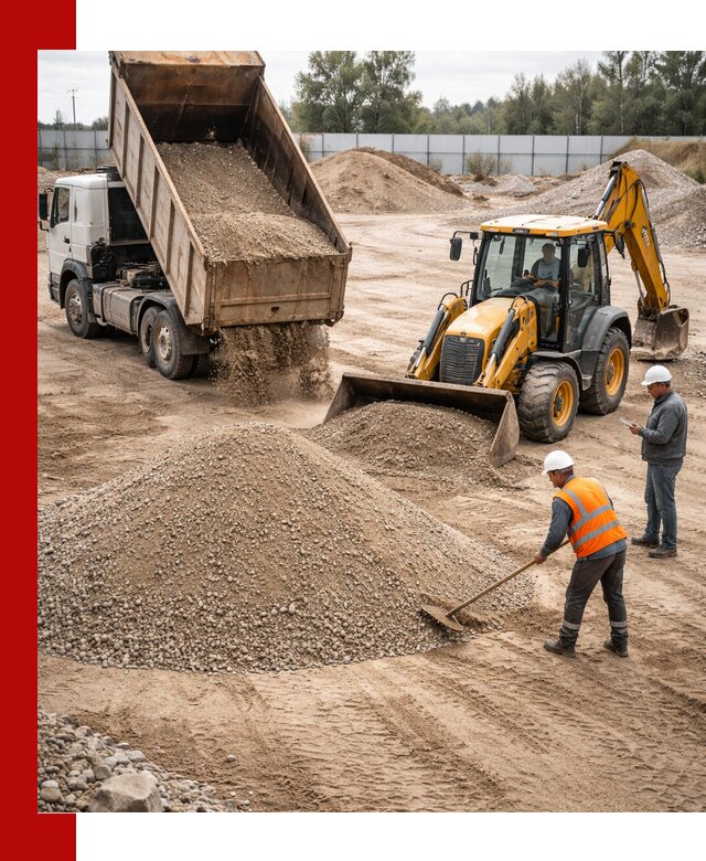 Поставка и доставка ПГС С4 в мешках и самосвалах в Карабулаке