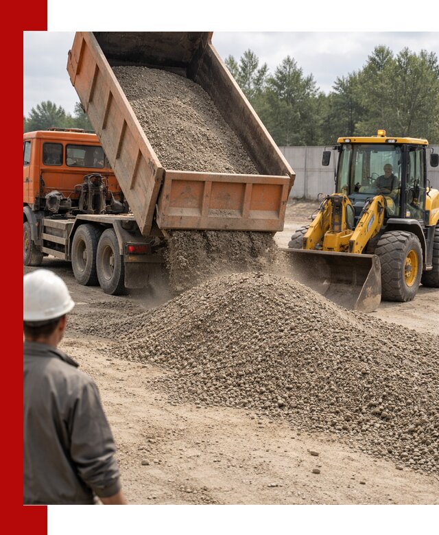 Доставка щпс С8 самосвалами в Карабулаке от производителя