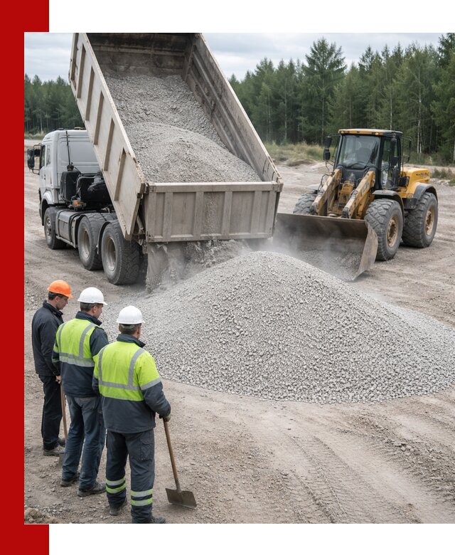 Известняковый отсев 0-5 доставка в Карабулаке быстро и выгодно