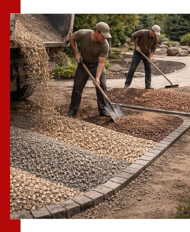 Декоративная крошка для ландшафта в Карабулаке — продажа и доставка