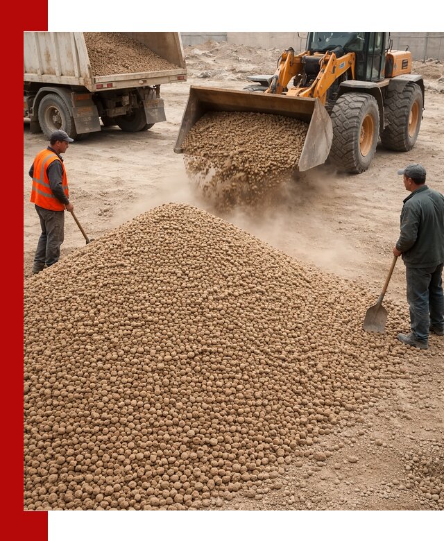 Керамзит фракция 10-20 с доставкой в Карабулаке