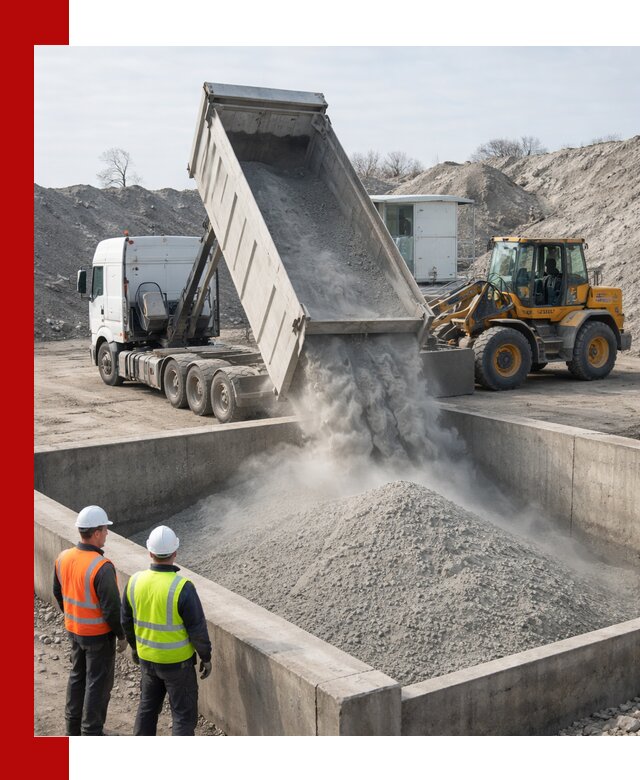 Доставка цемента навалом в Карабулаке крупными партиями