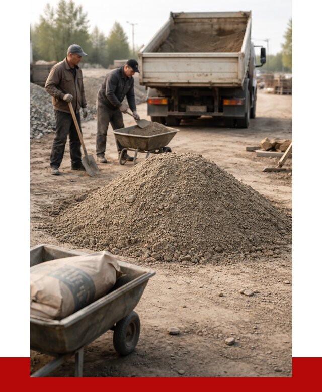 Цементно-песчаная смесь М150 в Карабулаке от 4855 р. | ПРОНЕРУДКрб