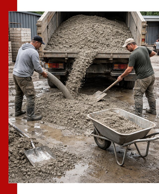 Цементно-песчаная смесь М150 доставка в Карабулаке