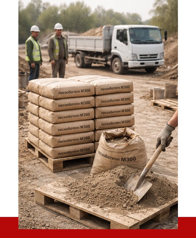 Пескобетон М300 в Карабулаке с доставкой от 4803 р. за куб | ПРОНЕРУДКрб
