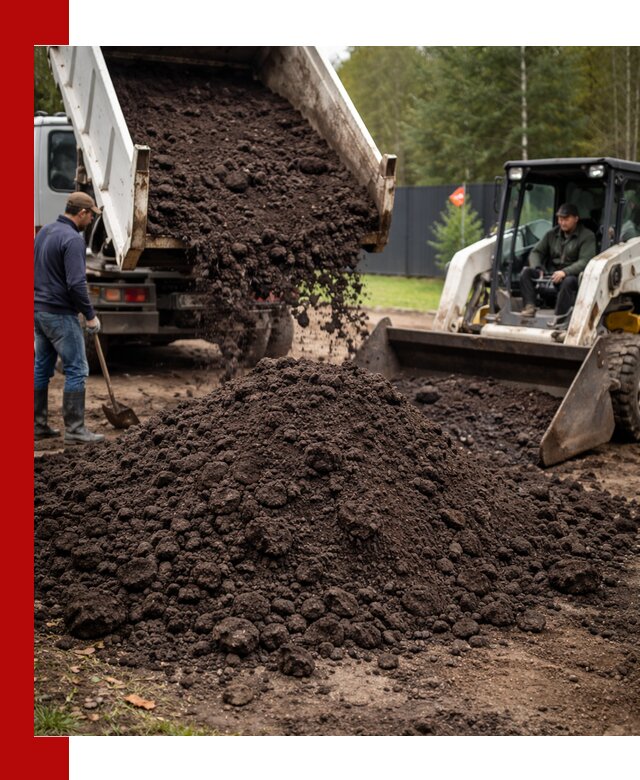 Плодородный грунт с доставкой в Карабулаке для садов и огородов