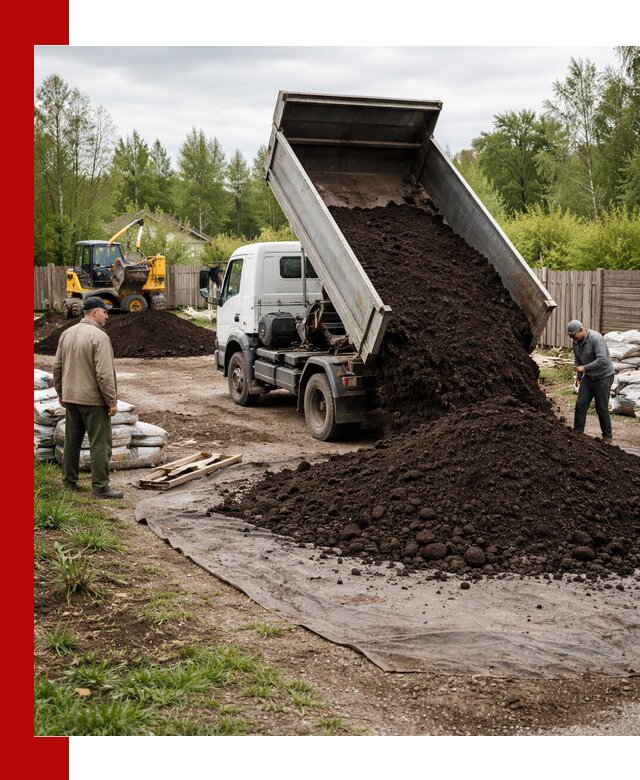 Доставка качественного почвогрунта в Карабулаке оптом и в розницу