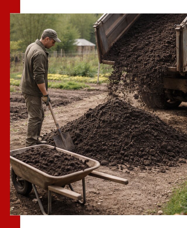 Доставка качественной земли для огорода в Карабулаке