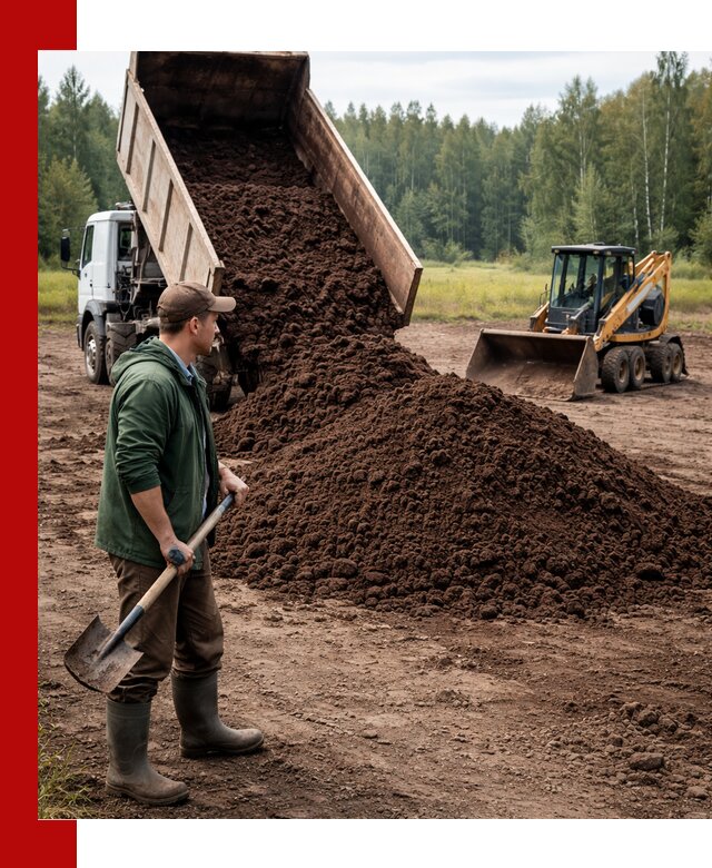 Купить верховой торф с доставкой в Карабулаке для садоводства и растений