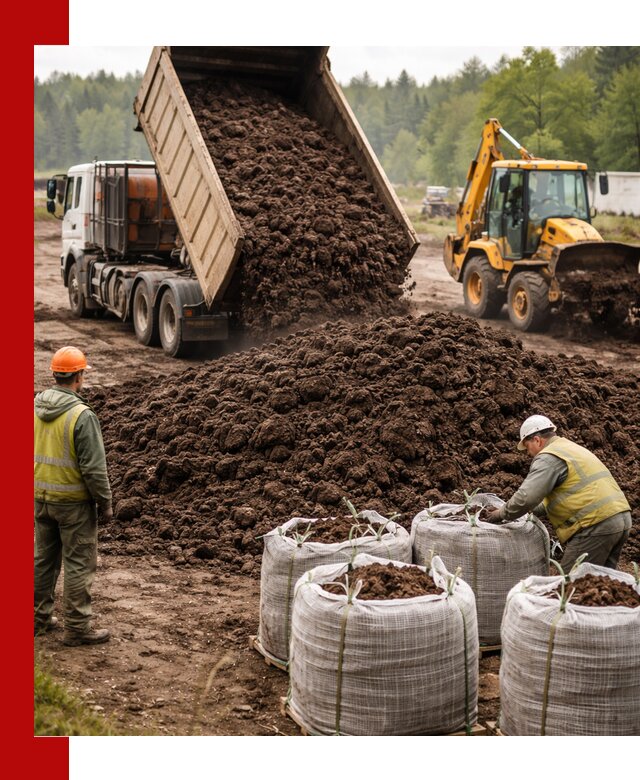 Доставка нейтрального торфа в Карабулаке оптом и в розницу