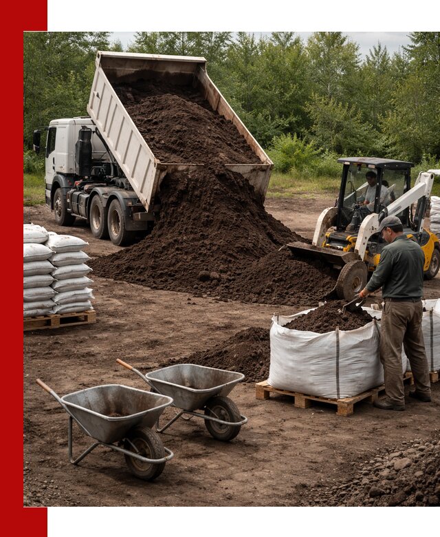 Доставка и продажа торфогрунта в Карабулаке оптом и в розницу