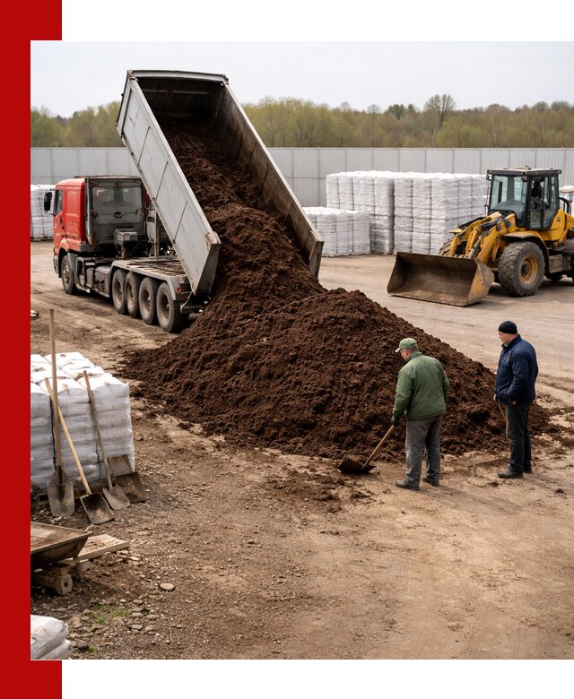 Доставка торфяных смесей оптом и в розницу в Карабулаке
