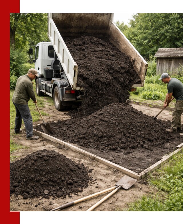 Купить чистый чернозем для огорода с доставкой в Карабулаке