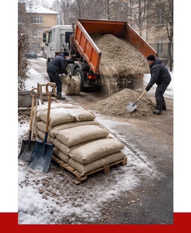 Противогололедные материалы оптом в Карабулаке от 4338 р. | ПРОНЕРУДКрб