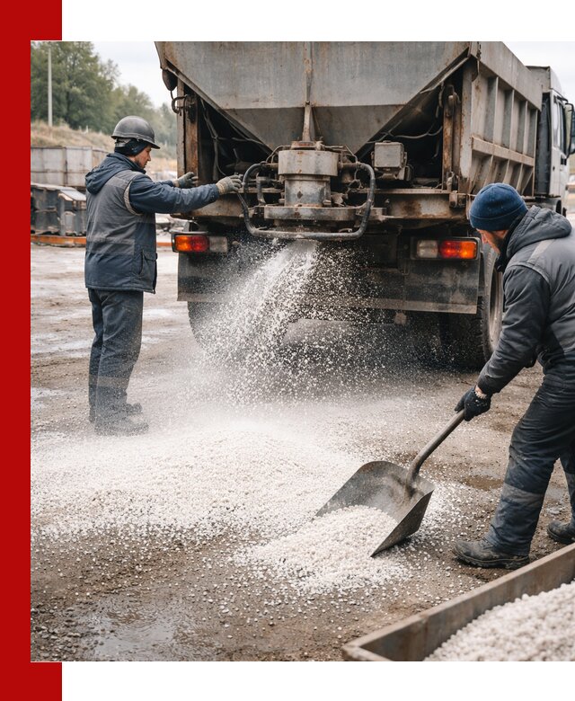 Доставка и продажа хлористого кальция в Карабулаке