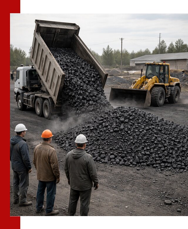 Доставка угля антрацита в Карабулаке с самосвалами и погрузкой