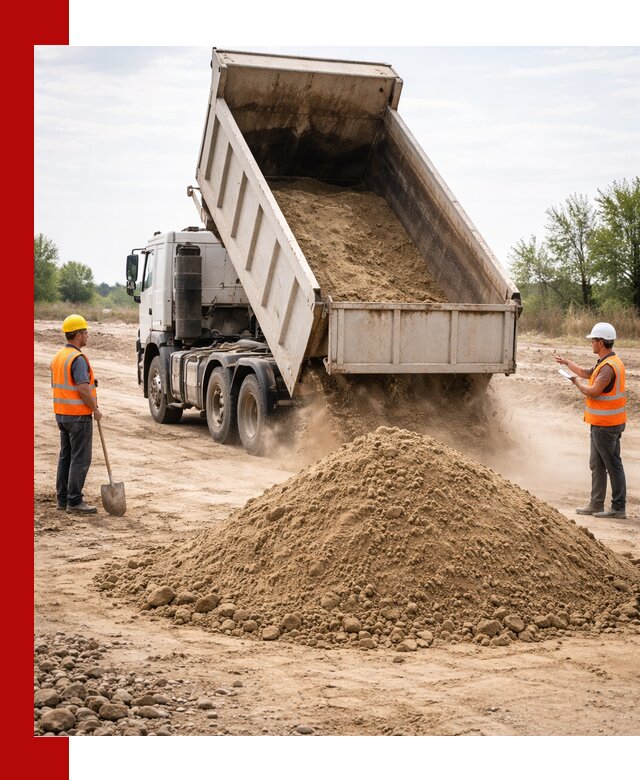 Доставка самосвалом 15 кубов в Карабулаке за город и по городу