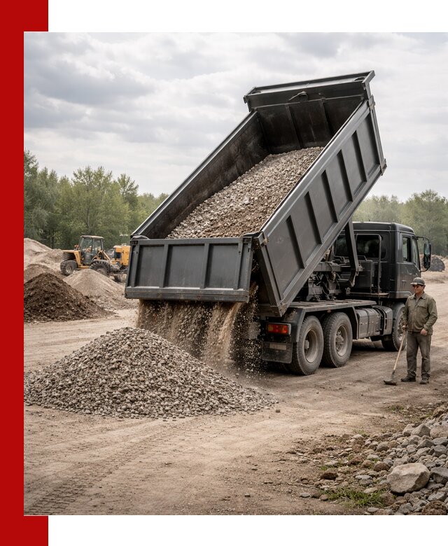 Доставка самосвалом 30 м3 по выгодным ценам в Карабулаке