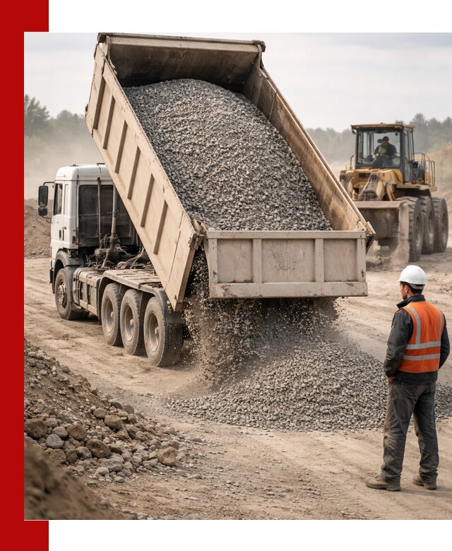 Доставка самосвалом 40 кубов цемента и сыпучих в Карабулаке