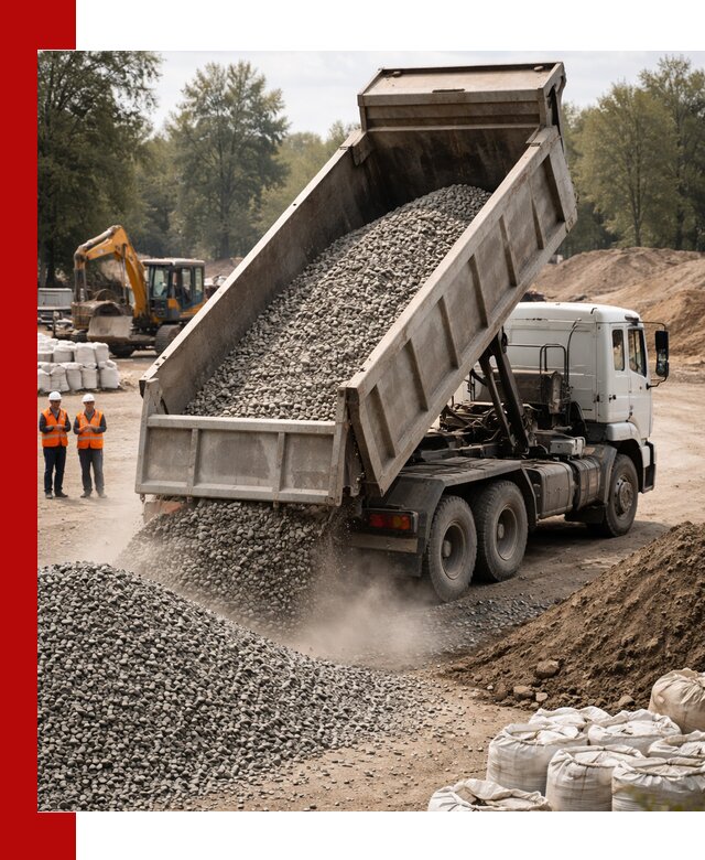 Аренда самосвала в Карабулаке для доставки сыпучих и нерудных материалов