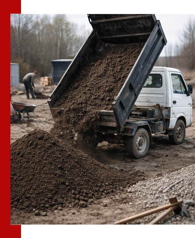 Аренда минисамосвала в Карабулаке для доставки сыпучих материалов