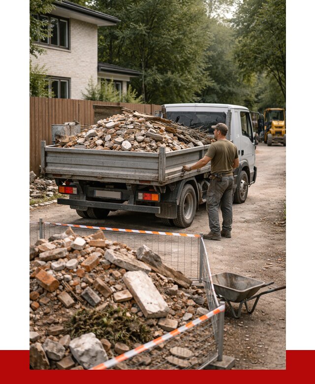 Вывоз строительного мусора с погрузкой в Карабулаке от 7747 р | ПРОНЕРУДКрб