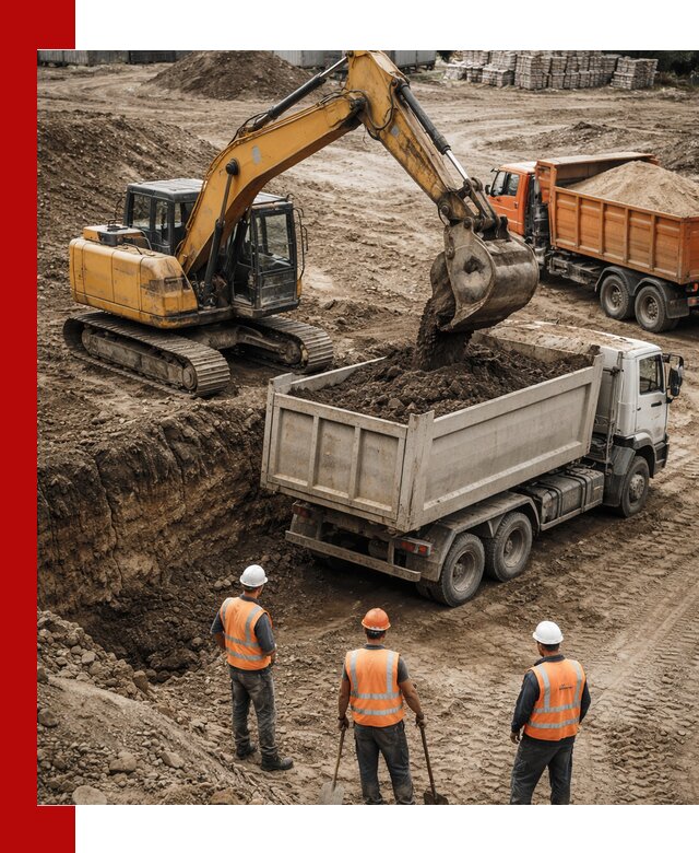 Разработка грунта для строительства и благоустройства в Карабулаке