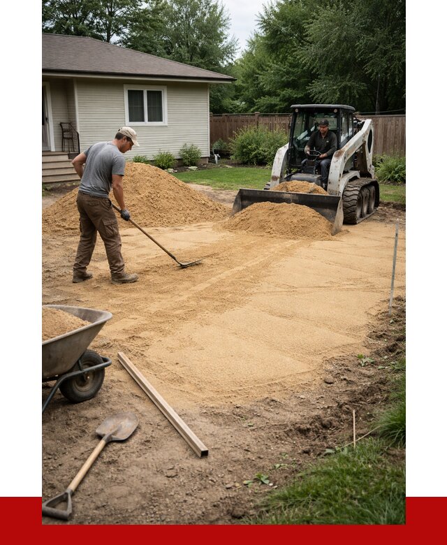 Отсыпка участка песком в Карабулаке, от 2582 р., ПРОНЕРУДКрб