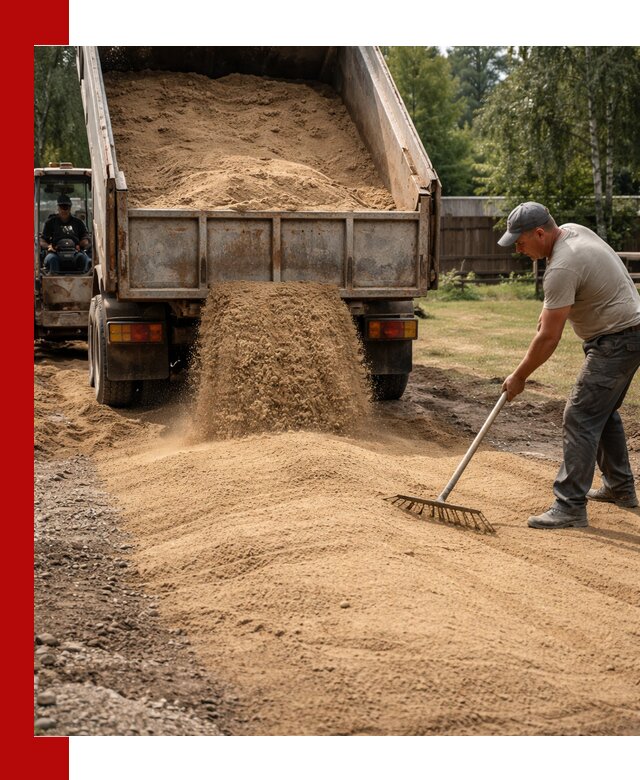 Отсыпка участка песком в Карабулаке быстро и качественно